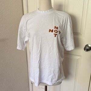 NOT BEAUTY by SZA White Short Sleeve Tee with Crew Neck